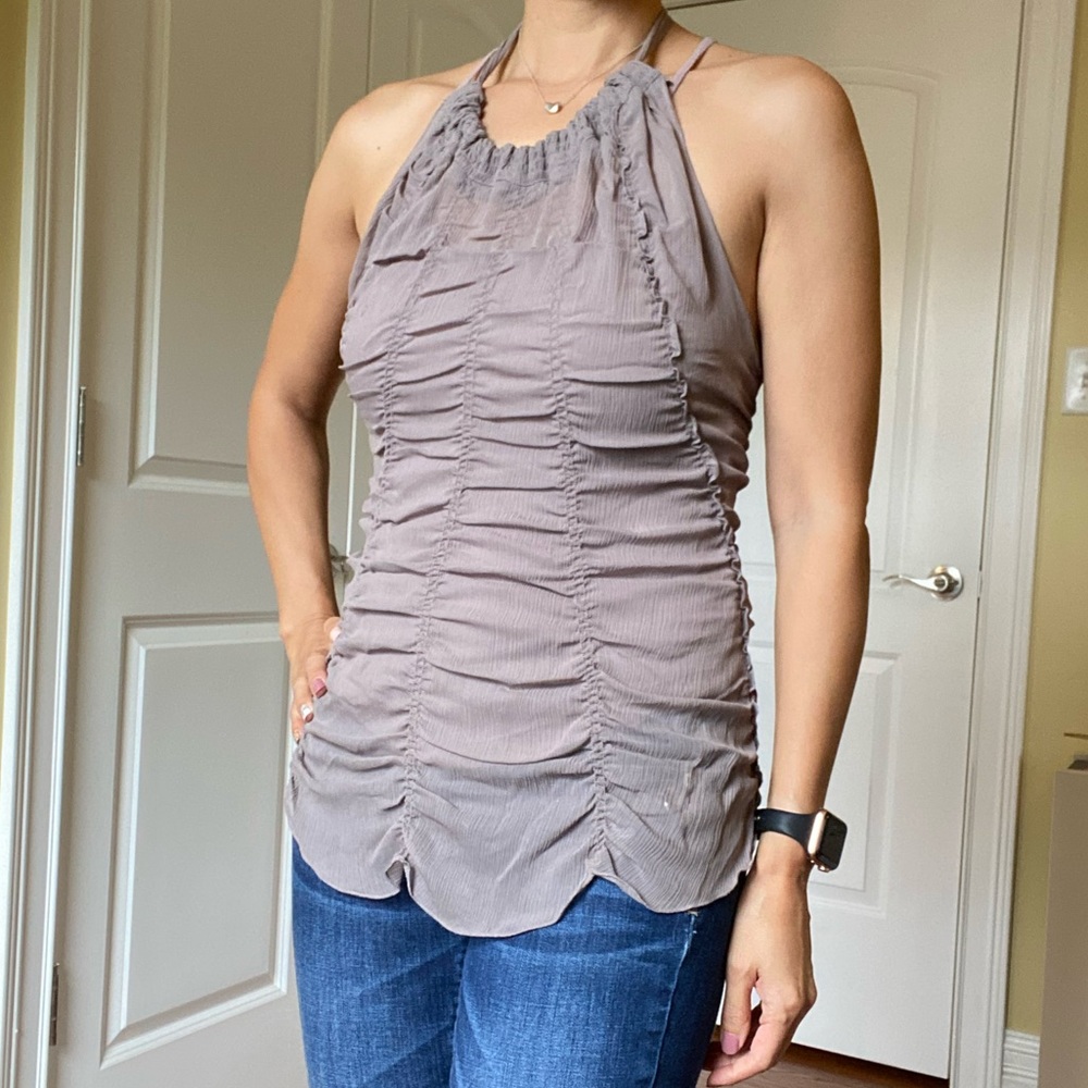 Armani Exchange Halter Sz S